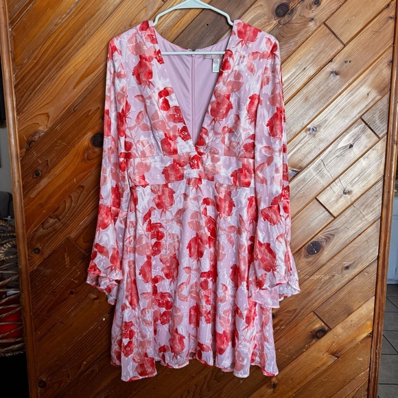 Anthropologie Hutch Amora Burnout Mini Dress Size 6 - Picture 2 of 9